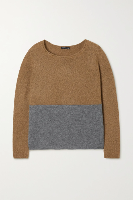 유럽직배송 제임스펄스 스웨터 JAMES PERSE Two-tone cashmere sweater 27086482323099935