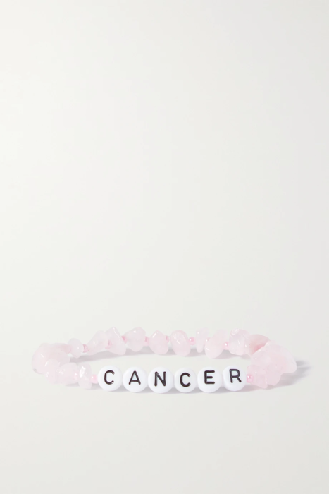 유럽직배송 TBALANCE CRYSTALS Cancer rose quartz and enamel bracelet 36856120585264436