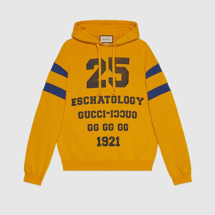 유럽직배송 구찌 GUCCI Gucci - Sweatshirt with &#039;25 Gucci&#039; print 655469XJDHN7245