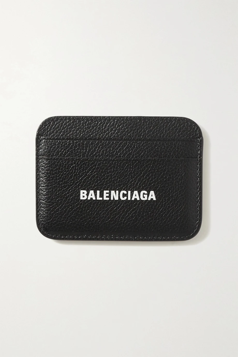 유럽직배송 발렌시아가 카드홀더 BALENCIAGA Cash printed textured-leather cardholder 33258524072144252