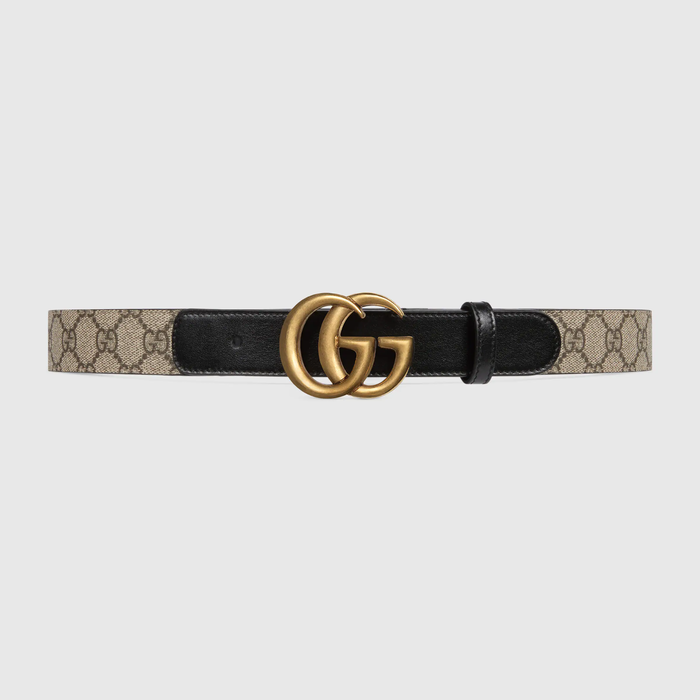 유럽직배송 구찌 GUCCI Gucci GG belt with Double G buckle 62583992TLT9769