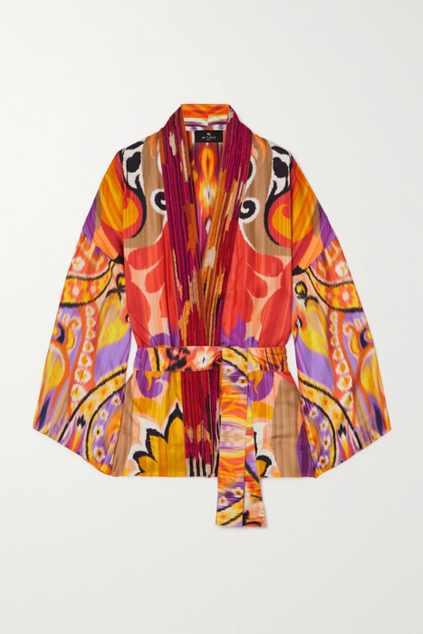 유럽직배송 에트로 ETRO Brick Road printed silk robe 20346390236420123