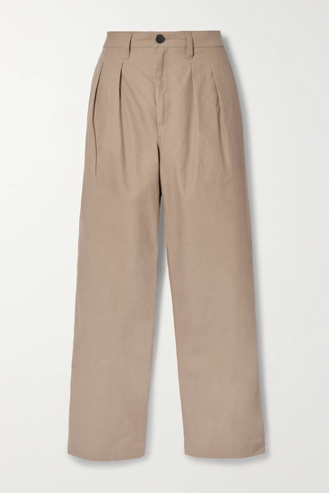 유럽직배송 마라호프만 팬츠 MARA HOFFMAN Monte recycled cotton-twill tapered pants 24772899113580707