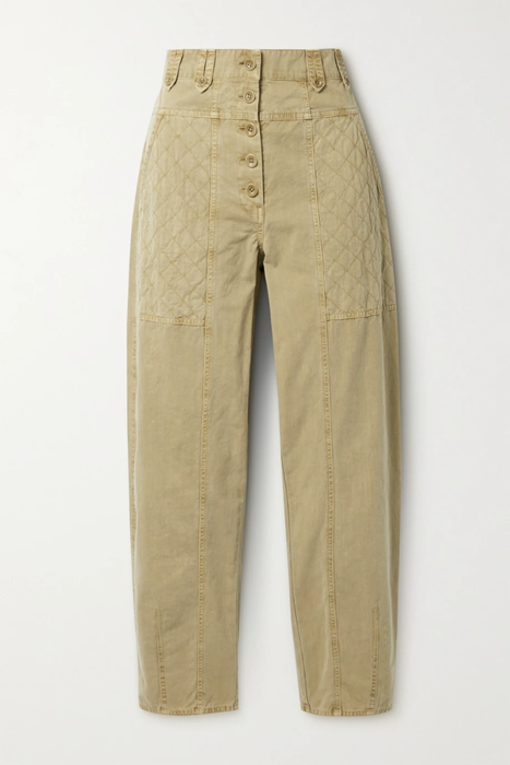 유럽직배송 울라존슨 팬츠 ULLA JOHNSON Cambrie paneled cotton straight-leg pants 24772899113131501