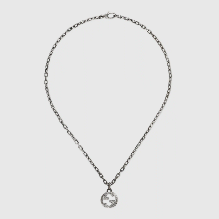 유럽직배송 구찌 GUCCI Gucci Interlocking G pendant necklace 455307J84000811