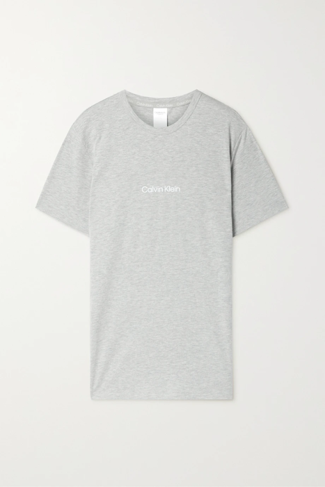 유럽직배송 캘빈클라인 티셔츠 CALVIN KLEIN Modern Structure printed cotton-blend jersey T-shirt 38063312418219285