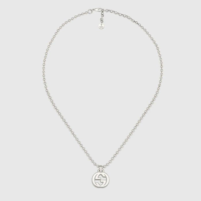 유럽직배송 구찌 GUCCI Gucci Interlocking G necklace in  silver 479219J84008106