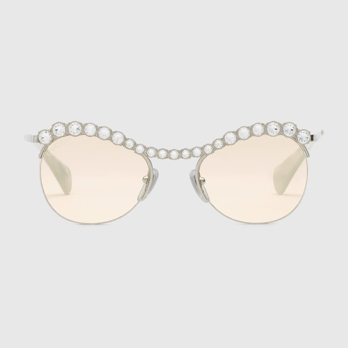유럽직배송 구찌 GUCCI Gucci Cat-eye sunglasses with crystals 663791I33308174