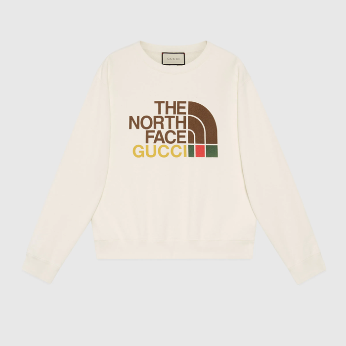 유럽직배송 구찌 GUCCI Gucci - The North Face x Gucci cotton sweatshirt 626990XJDCM9756
