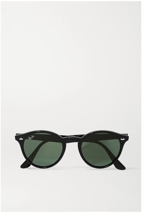 유럽직배송 레이벤 RAY-BAN Round-frame acetate sunglasses 17957409496261694