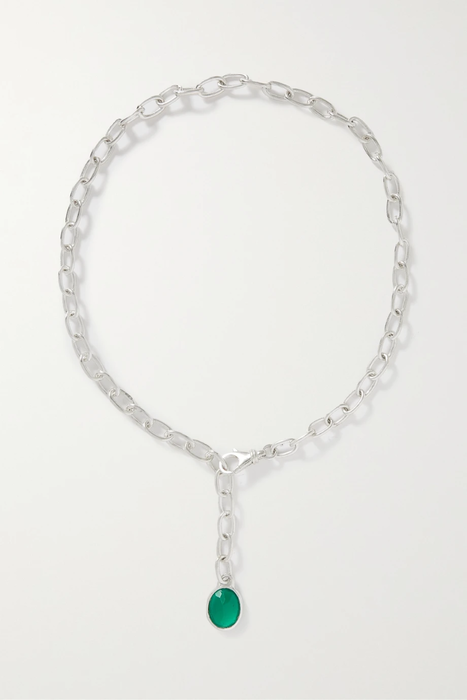 유럽직배송 로렌스튜어트 목걸이 LOREN STEWART Yubaba sterling silver and quartz necklace 29419655932741451