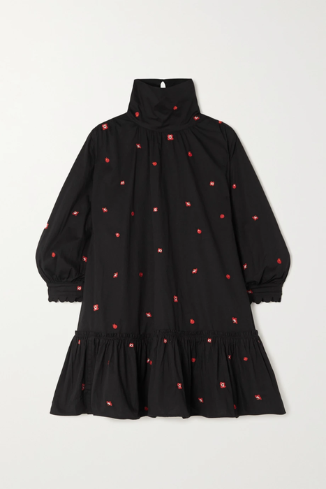 유럽직배송 아구아 바이 아구아 벤디타 미니원피스 AGUA BY AGUA BENDITA Hibisco tiered embroidered cotton-poplin mini dress 25185454455582061