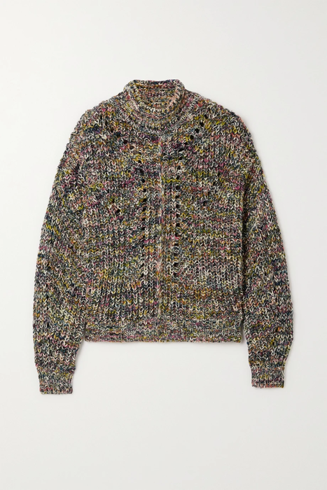 유럽직배송 이자벨마랑에뚜왈 스웨터 ISABEL MARANT ÉTOILE Jarren pointelle-knit cotton-blend turtleneck sweater 24665545640595058
