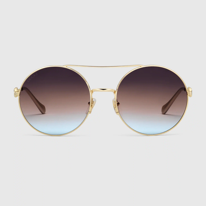 유럽직배송 구찌 선글라스 GUCCI Round-frame sunglasses 648492I33308026