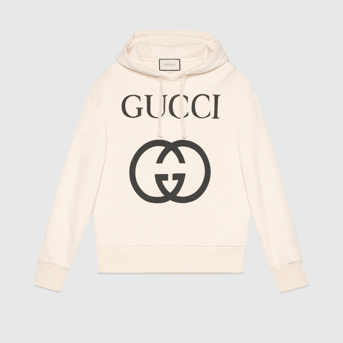 유럽직배송 구찌 GUCCI Gucci Hooded sweatshirt with Interlocking G 475374X3Q259524