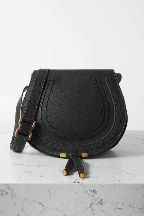 유럽직배송 끌로에 숄더백 CHLOÉ Marcie medium textured-leather shoulder bag 33599693056301896