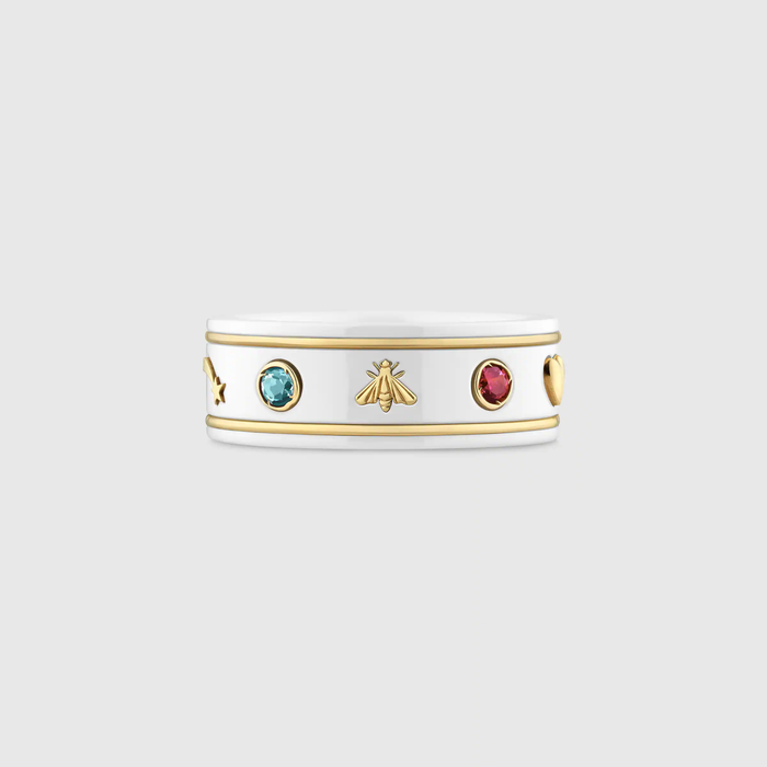 유럽직배송 구찌 GUCCI Gucci Icon ring with gemstones  527095J8F768521