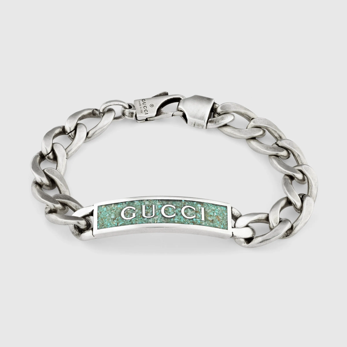 유럽직배송 구찌 GUCCI Gucci - Enamel bracelet with Gucci logo 678712J84109071