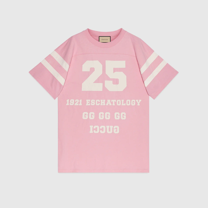 유럽직배송 구찌 GUCCI Gucci - &#039;25 Gucci Eschatology/Maison de l&#039;amour&#039; T-shirt 660744XJDKM5904