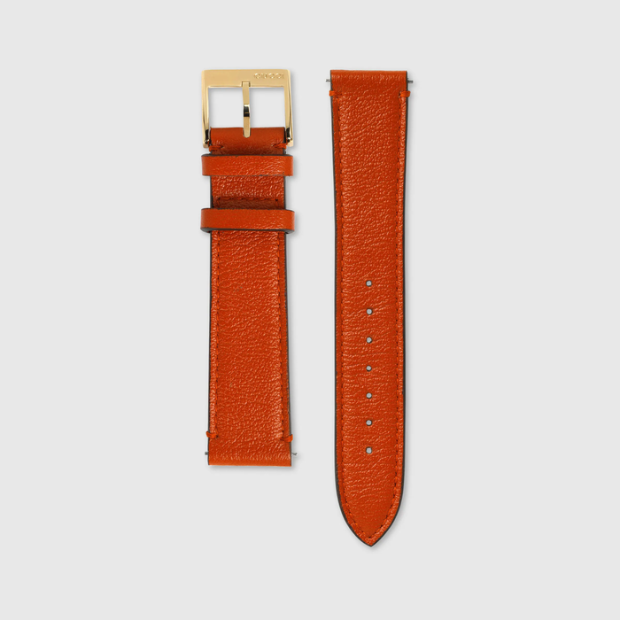 유럽직배송 구찌 GUCCI Gucci Grip leather watch strap, 38mm 596405I86A08604