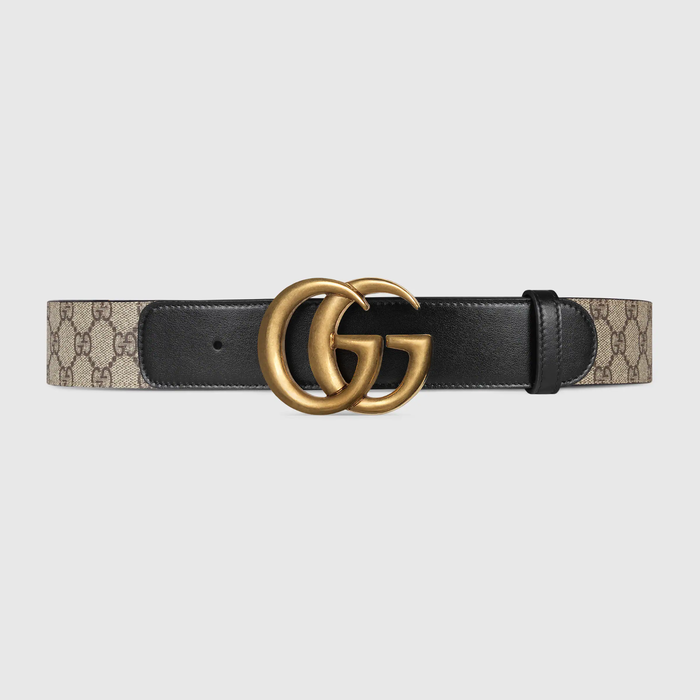 유럽직배송 구찌 GUCCI Gucci GG belt with Double G buckle 40059392TLT9769