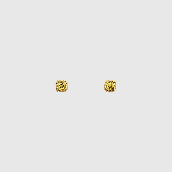 유럽직배송 구찌 GUCCI Gucci Interlocking G earrings with beryl 662427J75708267