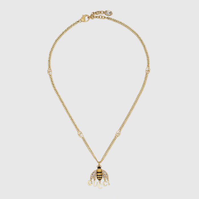 유럽직배송 구찌 GUCCI Gucci Chain necklace with bee pendant 679011I66568097