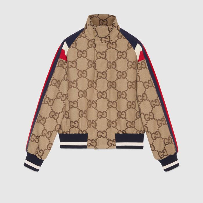 유럽직배송 구찌 GUCCI Gucci - Gucci Tiger jumbo GG canvas jacket 683257ZAIVS2190