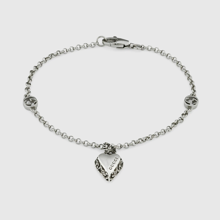 유럽직배송 구찌 GUCCI Gucci - Gucci heart pendant bracelet 678905J89B09515