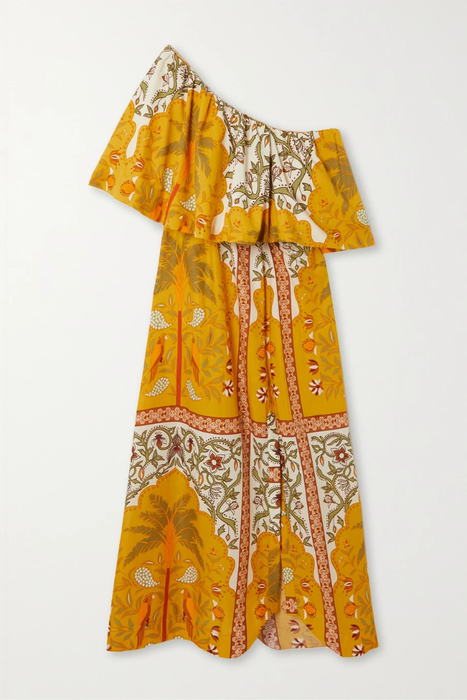 유럽직배송 요한나오르티츠 원피스 JOHANNA ORTIZ + NET SUSTAIN From Salsa to Mambo one-shoulder printed organic cotton dress 29419655932017948