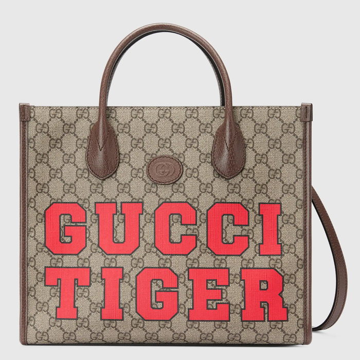 유럽직배송 구찌 GUCCI Gucci - Gucci Tiger GG small tote bag  659983US7EC9396