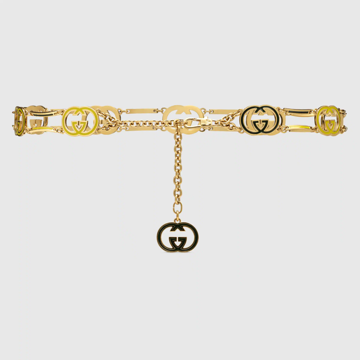 유럽직배송 구찌 GUCCI Gucci Chain belt with Interlocking G 678487J163G9070