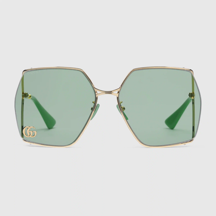 유럽직배송 구찌 GUCCI Gucci Oval-frame sunglasses 642994I03308039