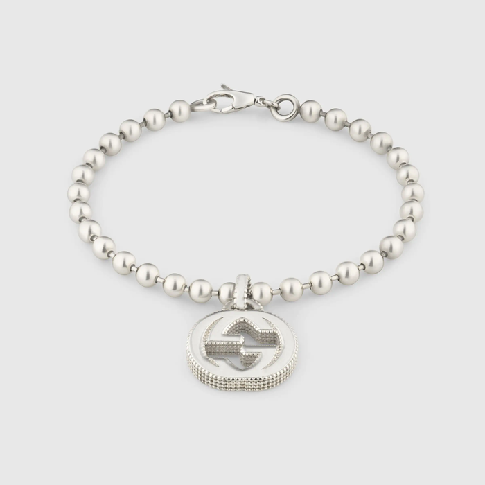 유럽직배송 구찌 GUCCI Gucci Interlocking G bracelet in  silver 479226J84008106