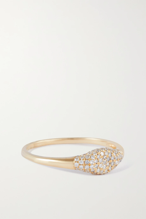 유럽직배송 스톤앤스트랜드 반지 STONE AND STRAND Sparkle Mini 10-karat gold diamond ring 25185454456822972