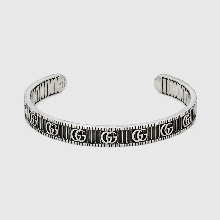 유럽직배송 구찌 GUCCI Gucci Bracelet with Double G in silver 551903J84000811