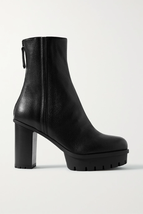 유럽직배송 아쿠아주라 앵클부츠 AQUAZZURA Francoise 60 textured-leather platform ankle boots 24772899113464173