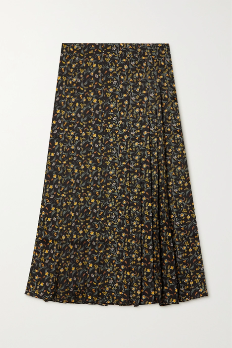 유럽직배송 세핀 스커트 CEFINN Savannah pleated floral-print recycled twill skirt 25185454455720314