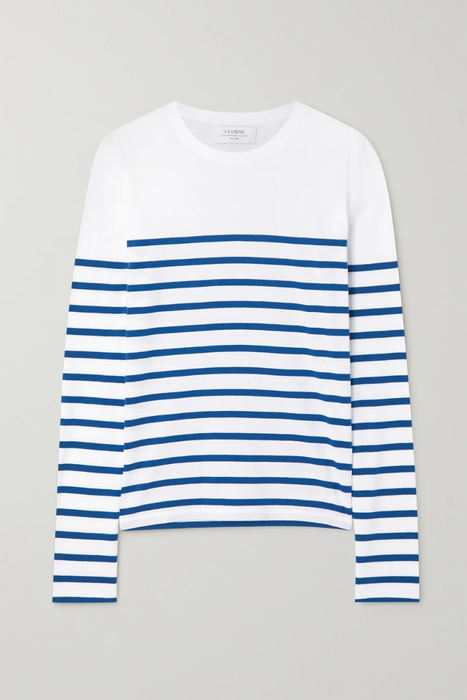유럽직배송 라린 스웨터 LA LIGNE Mini Marin striped wool and cashmere-blend sweater 25185454455836238