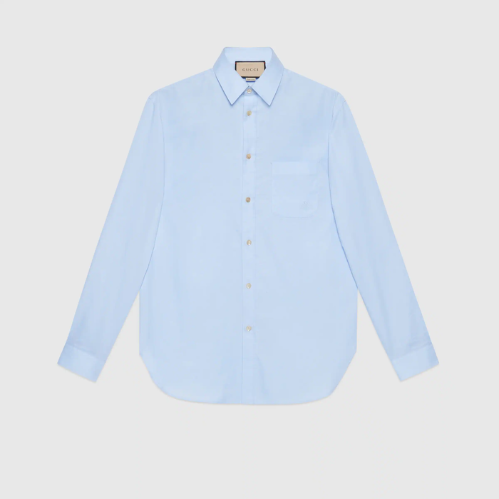 유럽직배송 구찌 GUCCI Gucci Oxford cotton shirt 680785ZAICC4375