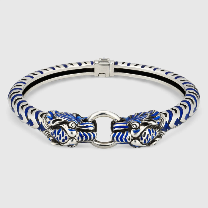 유럽직배송 구찌 GUCCI Gucci Tiger head enamel bracelet 675132J84108136