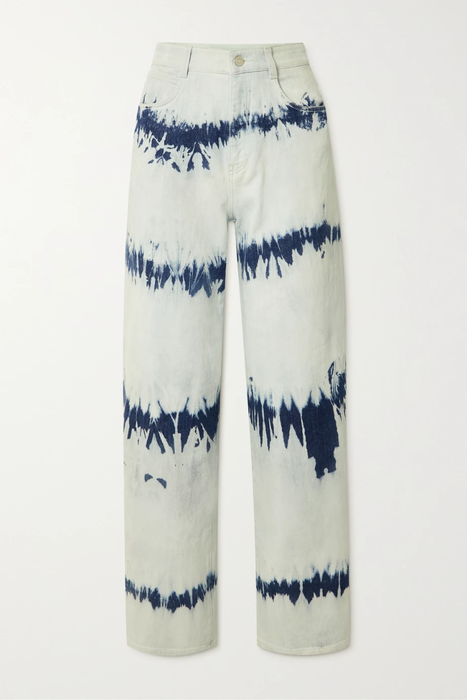유럽직배송 스텔라맥카트니 STELLA MCCARTNEY Tie-dyed high-rise wide-leg jeans 24062987016728874