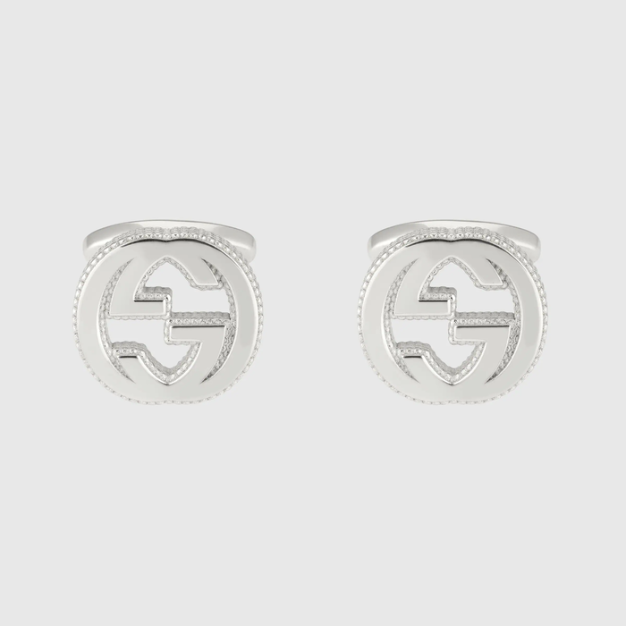 유럽직배송 구찌 GUCCI Gucci Interlocking G cufflinks in silver  499010J84008106