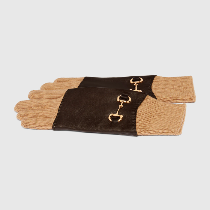 유럽직배송 구찌 GUCCI Gucci Wool gloves with Horsebit 6789213SAA62065