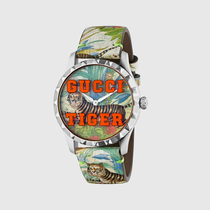 유럽직배송 구찌 GUCCI Gucci - Gucci Tiger G-Timeless watch, 38 mm 692073IC1A08521