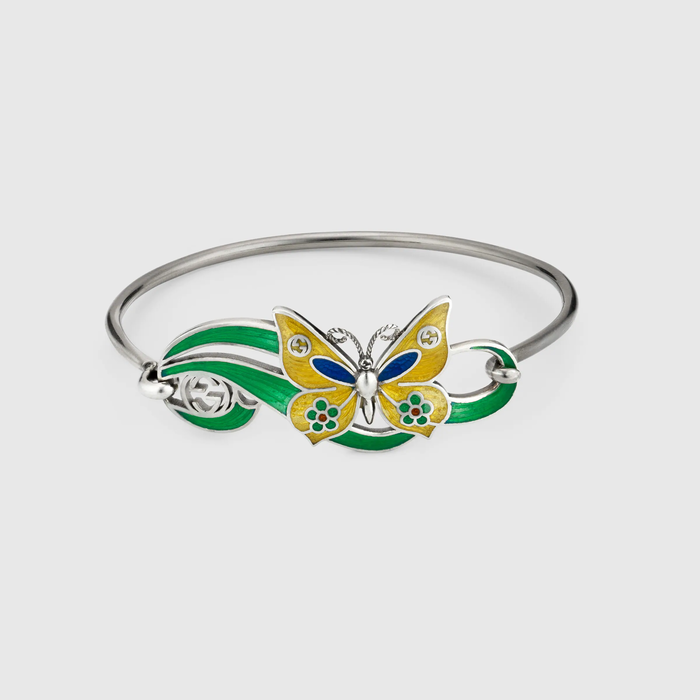 유럽직배송 구찌 GUCCI Gucci Interlocking G and butterfly bracelet 679875J84108519