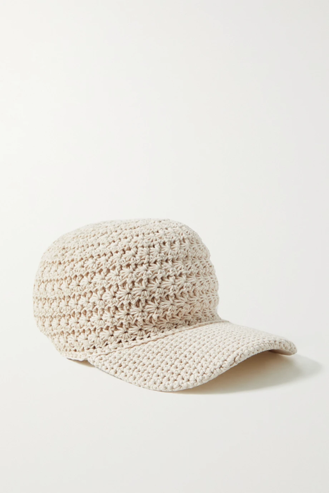 유럽직배송 끌로에 CHLOÉ Crocheted cotton baseball cap 25185454455764992