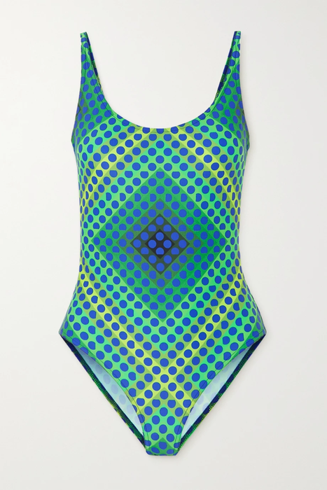 유럽직배송 파코라반 PACO RABANNE Vasarely printed recycled swimsuit 33258524072859878