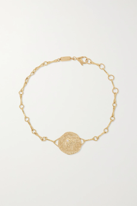 유럽직배송 AZLEE Elefante 18-karat gold diamond bracelet 30629810019903935
