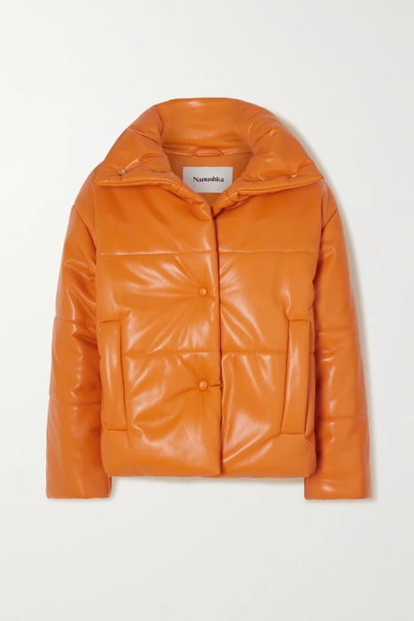 유럽직배송 나누시카 자켓 NANUSHKA Hide quilted padded vegan leather jacket 24772899113121590